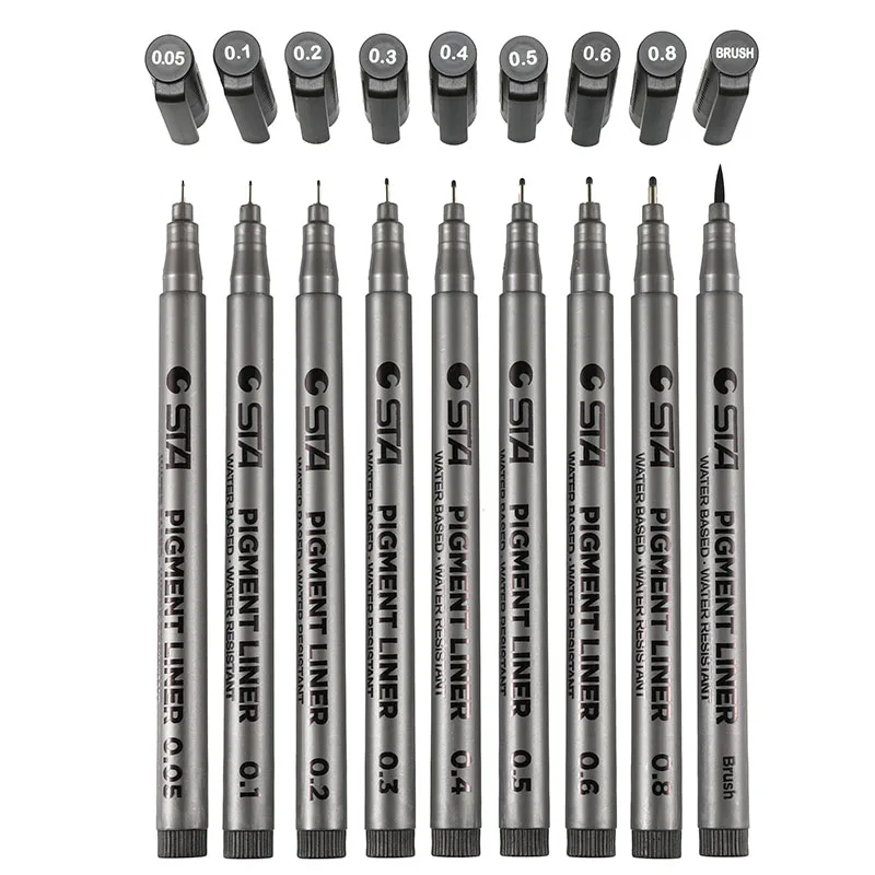 Фломастеры на водной основе водостойкие 04301|pen stationery|gel penpen gel pen |