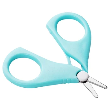 

Baby Nail Scissors Safety Nail Clippers Scissors Cutter For Newborn Baby Convenient Daily Baby Nail Shell Shear Manicure Tool