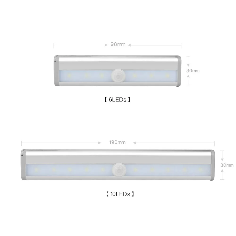 AIMENGTE 98 мм/190 мм PIR датчик движения под светодиодный светильник для шкафа Универсальный шкаф шарнир светодиодный светильник для шкафа кухня