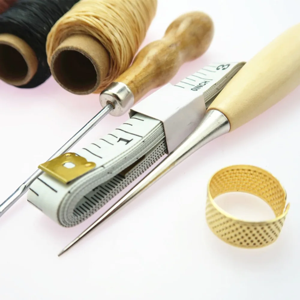 Кожа ремесло ручной StitchingTools кожа ремонтный набор W Швейные иглы ручной подарок домашний ручной работы аксессуары кожа ремесла