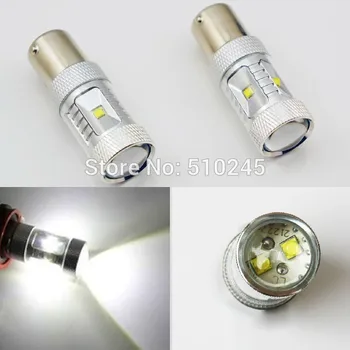 

100x 30w No Error XBD 1156 LED Canbus Bulb Car Backup Reverse Turn Tail Light lamp Xenon White S25 P21W BA15S free shipping