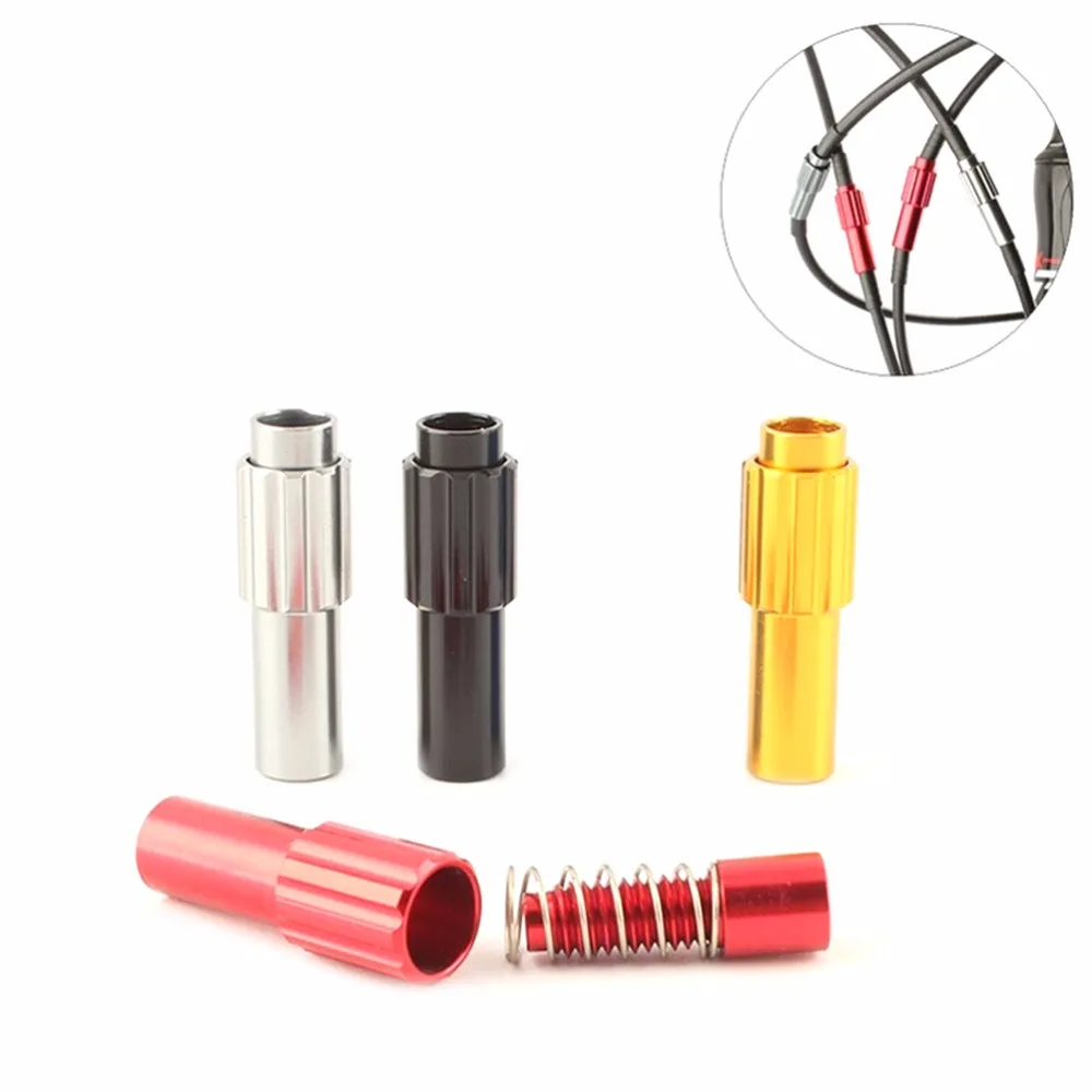 

1Pc New Arrival MTB Bike Brake Cable Gear Shift Connector Line Regulator Adjust Housing Cap 4 Colors