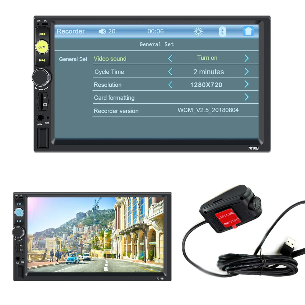 2din Автомагнитола " HD Авторадио мультимедийный плеер 2 DIN сенсорный экран Авто аудио стерео MP5 Bluetooth USB TF FM камера