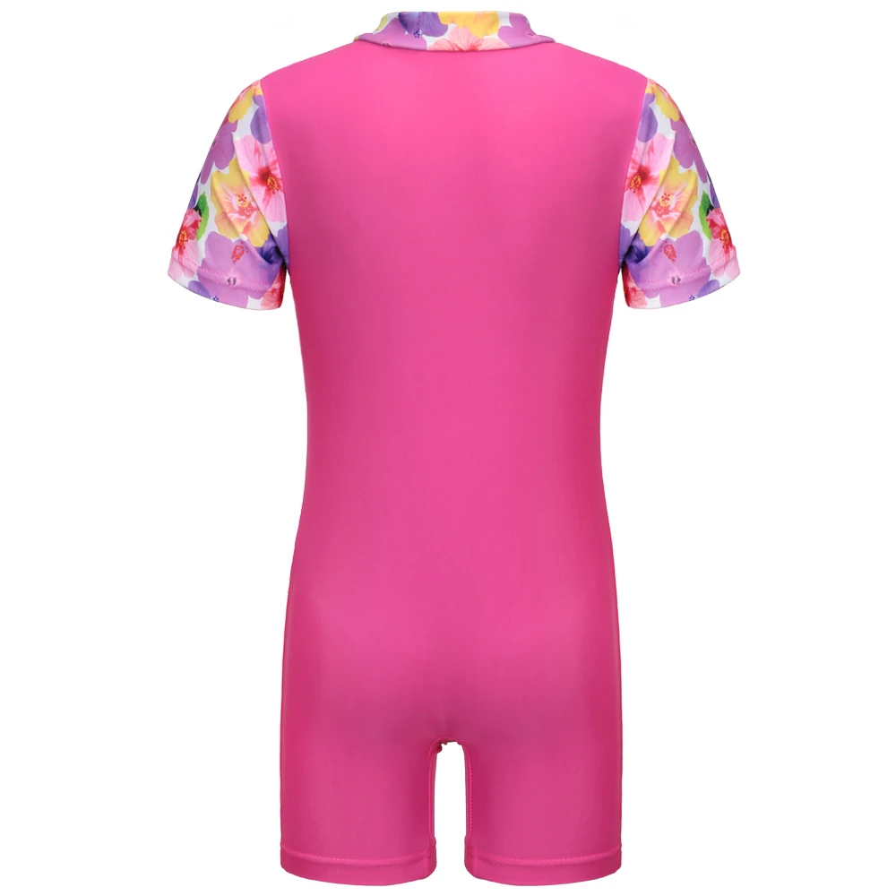 BAOHULU одежда для купания для маленьких девочек с цветочным рисунком; UV50+ боди для малышей; детский купальный костюм; цельный купальный костюм; купальный костюм для девочек