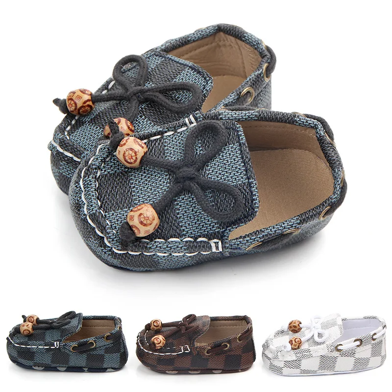 Первые ходунки новорожденных детская обувь для малышей Prewalker обувь для маленьких мальчиков и девочек одна Подвеска для ног кожаная обувь