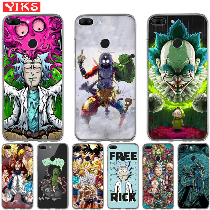 Роскошный чехол Dragon Ball Рик и Морти для huawei Honor 10 9 8 Lite 8X7 7A 7X 7C 8C 8A 6A 6X чехол Funda Capinha Etui