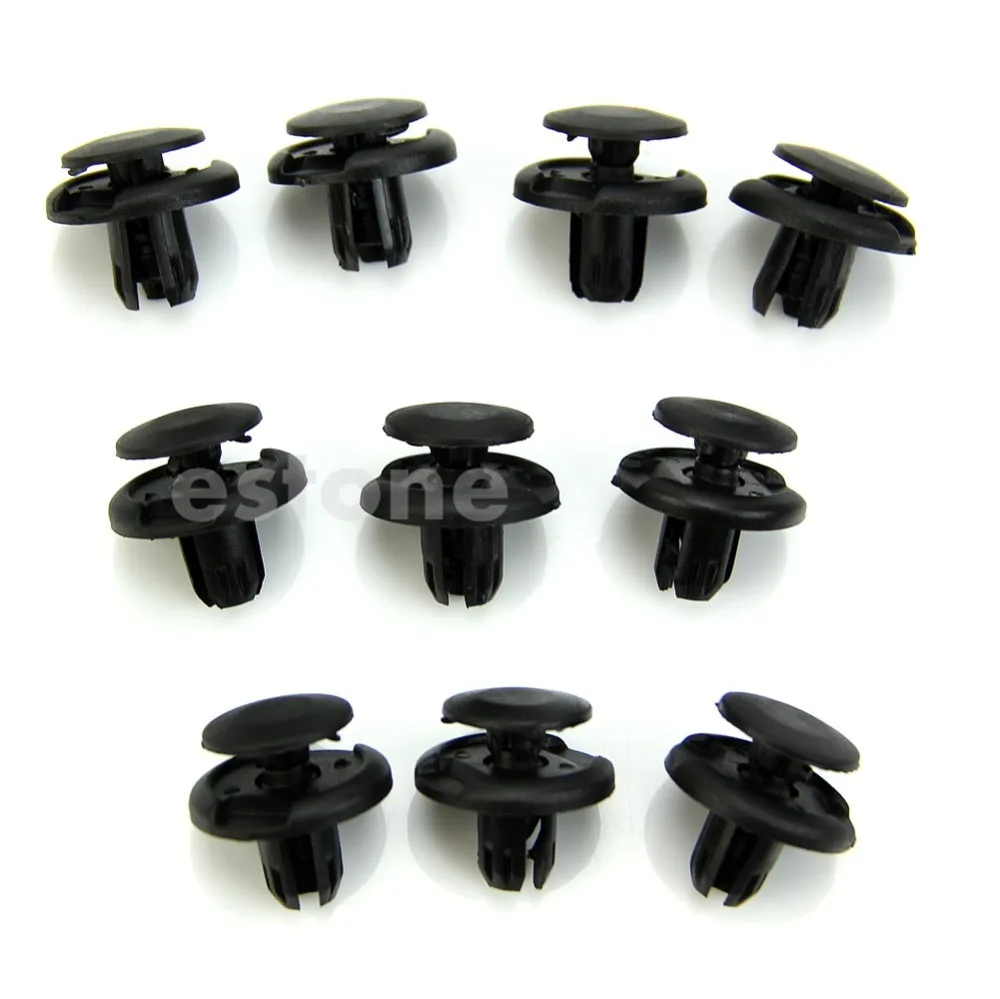 

QILEJVS 10Pcs 8mm Linner Bumper Fender Clips Retainer For Honda Accord Car Fender Interior Panel