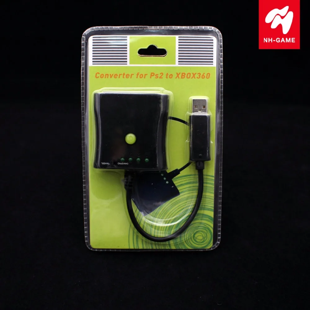 

Converter For PS2 Controller TO Xbox360 Controller Converter Racing Wheel Connecter Adapter Cable Interface Plug
