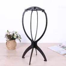 Черный Регулируемый парик подставки пластиковый манекен для шляп Болванка под парик держатели складной прочный держатель подставки для парика комплект дропшиппинг