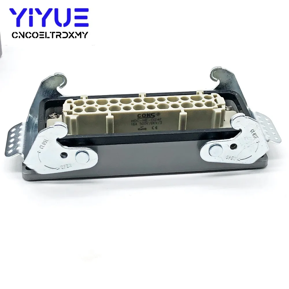Rectangular H24B - HE - 024-1 heavy duty connectors (10)