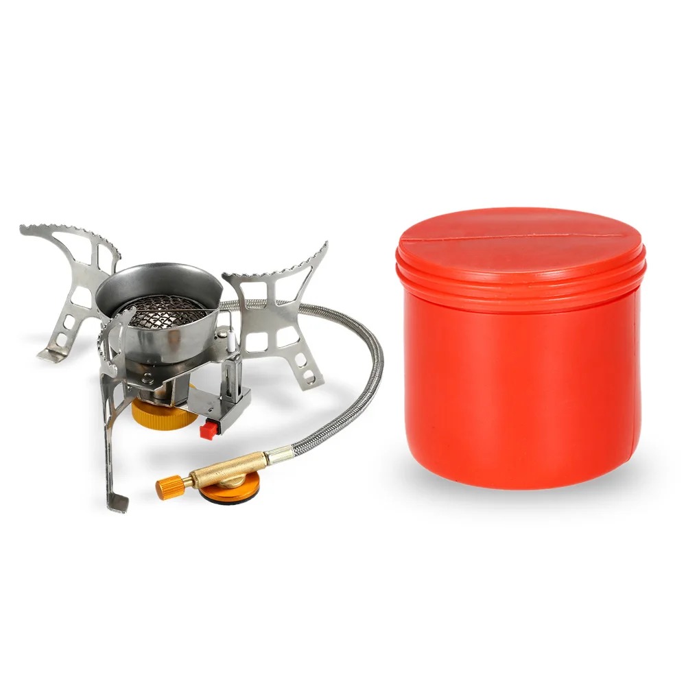 Lixada Windproof Camping Gas Stove Lightweight Folding Outdoor Stove