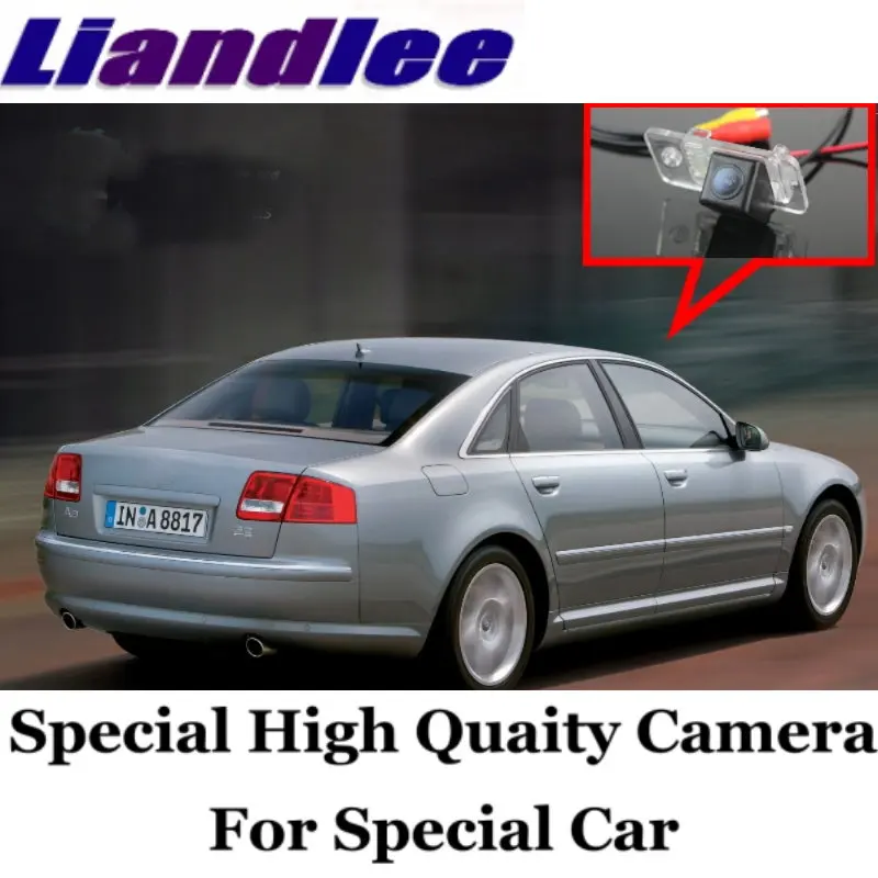 Liandlee заднего вида резервного копирования Парковка Камера для Audi A8 A8L S8 D3 4E A3 S3 8L A4 RS4 8D 1995-2004 2005 2006 2007