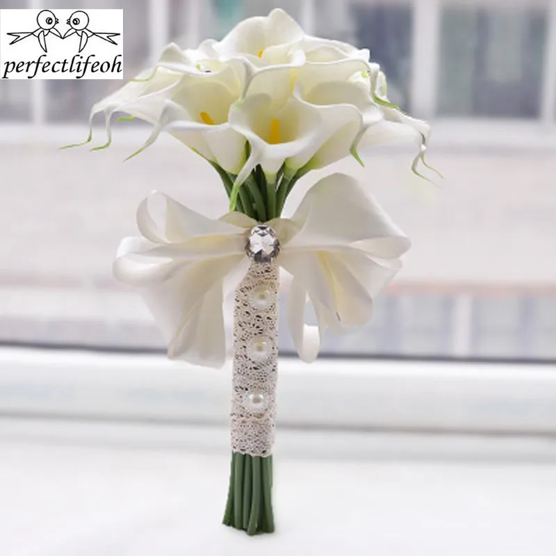 686 22 De Réductionperfectlifeoh Jaune Blanc Calla Mariée Bouquet De Mariée Mariage Mariage En Plein Air Mariage Mariée Demoiselle Dhonneur
