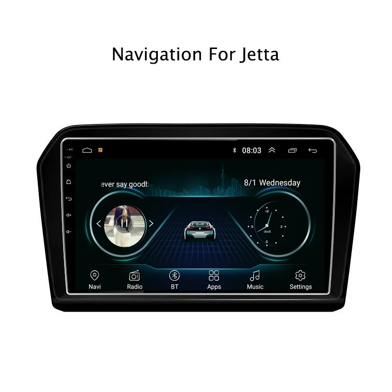 9 &quot2.5D IPS Android 8 1 автомобильный DVD GPS плеер для VW Jetta 2013-2017 Радио стерео головное