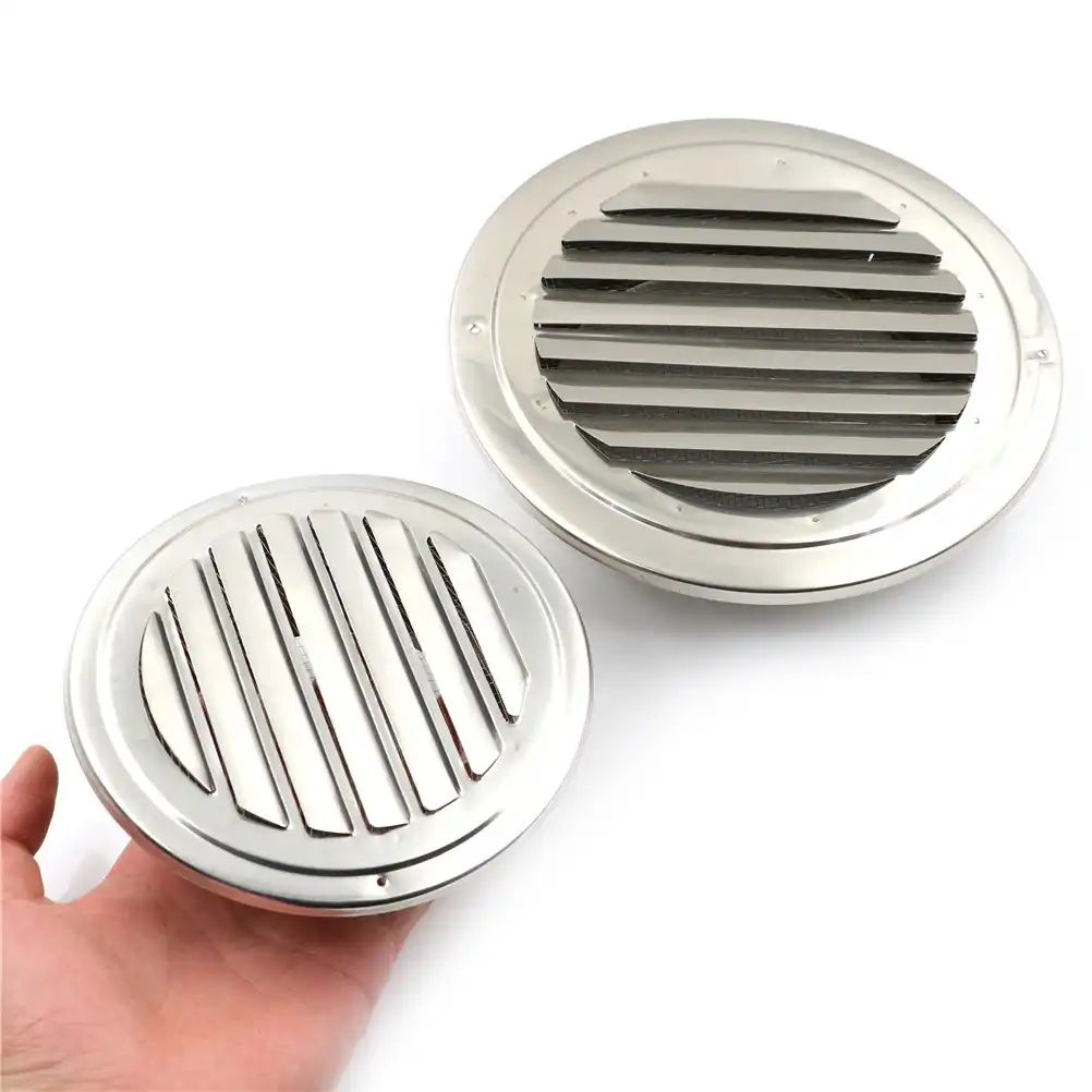 1pcs 100mm 150mm Stainless Steel Circle Air Vent Grille Ducting