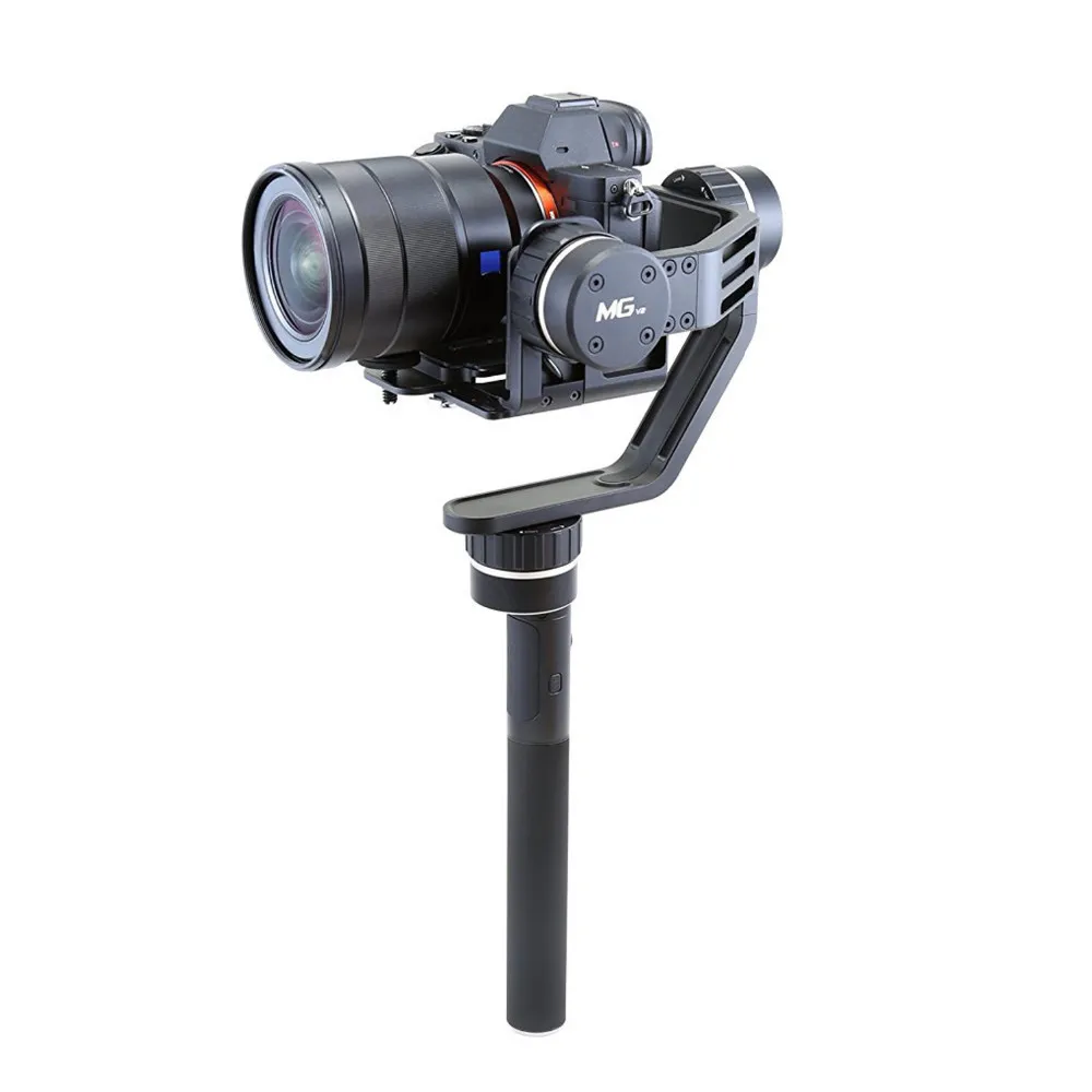 

Feiyu Tech Feiyu-MG 3-Axis Handheld Gimbal for Mirrorless Cameras, 360 Degree Pan, Tilt and Roll (Black)