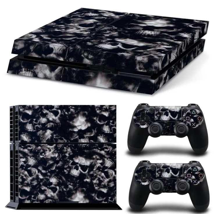 Череп наклейка всего тела виниловые кожного покрова Стикеры для Sony PS4 для Playstation 4 консоли контроллера