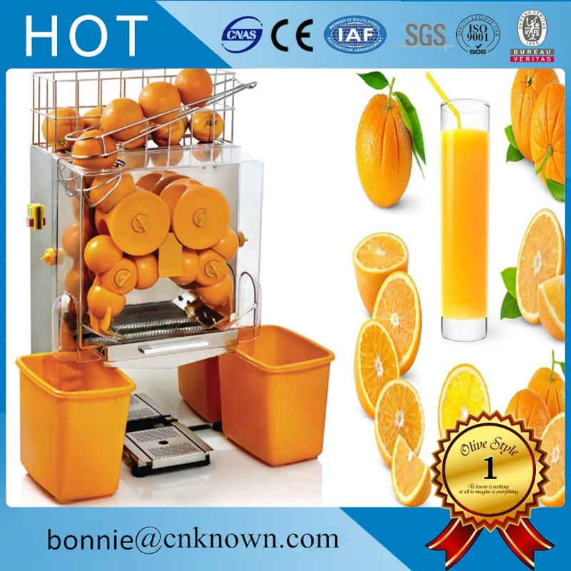 US $1.100.01 Commercial Orange Juicer Electric Squeezed Fruit Juice Machine free shipping