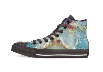

Forever Blue Design breathable Casual High Top lace-up Canvas shoes sneakers