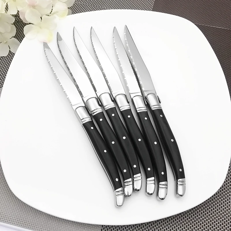 laguiole black wood knives  (14)