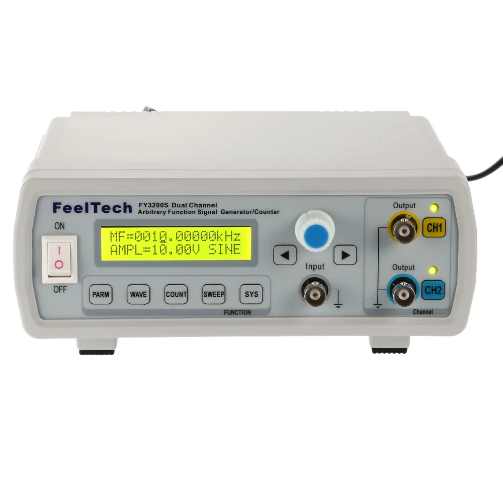 

Digital DDS Dual-channel Function Signal Source Generator Arbitrary Waveform/Pulse Frequency Meter 12Bits 250MSa/s Sine Wave