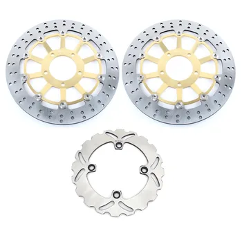 

BIKINGBOY Front Rear Brake Discs Disks Rotors For Triumph Daytona T955 955 2002-2006 Speed Triple 955 2002 2003 2004