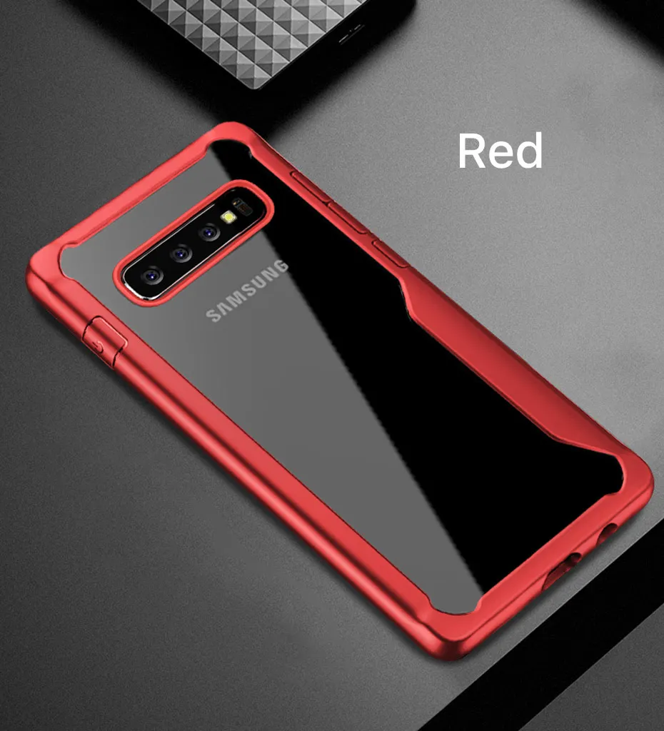 LUPHIE Shockproof Case For Samsung Galaxy S10 Plus Transparent Case (12)