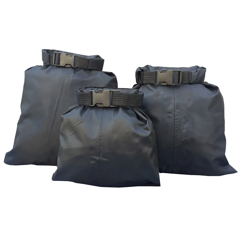 Нейлоновые зеленые водонепроницаемые сумки 3 шт./компл., перевозящие ценный скоропортящийся 30D ультра-высокое качество DuPont cordura покрытый кремний