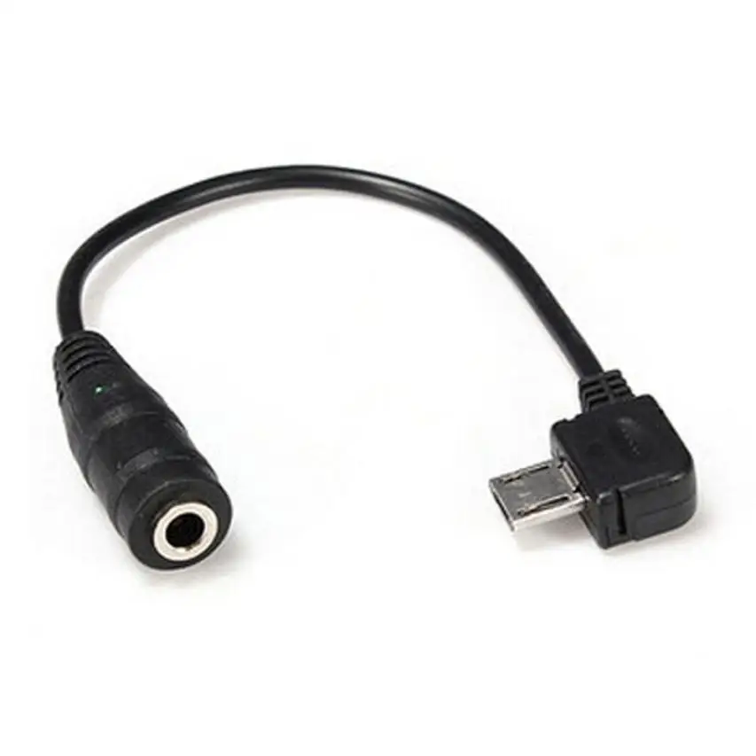 

Micro USB Jack To 3.5MM Earphone Adapter Socket Audio Cable new 2017 Z1109 DROPSHIP L620