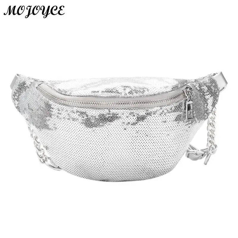

Women Shining Waist Pack Mermaid Sequins Trendy Packs Designer Girls Fashion Hip Bum Belt Bag Reversible Waist Bags Bolsas Mujer