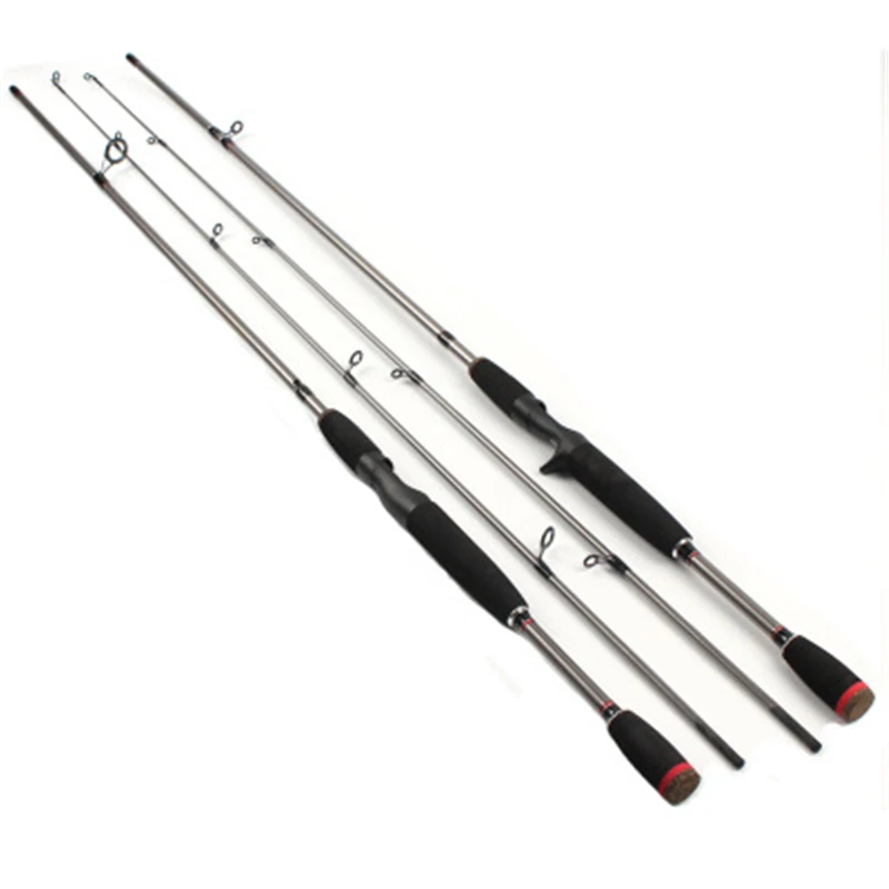 

1.8m 2 Segments Carbon Spinning Fishing rod M Power Hand Fishing Tackle Lure Rod Lure WT-2~22g Casting Fishing Rod