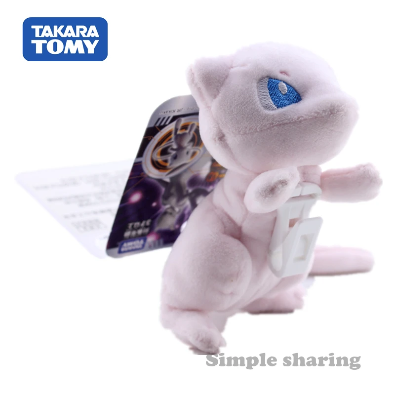 Takara TOMY tomica Pokemon центральный плюшевый мини-наплечник mew mewtwo удары обратно фигурка дети куклы смешная Волшебная кукла-марионетка для малышей