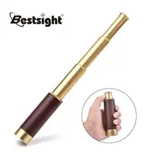 Bestsight 25x30 Telescopio Монокуляр телескоп оптика Морской Латунь Spyglass Морской Открытый Кемпинг