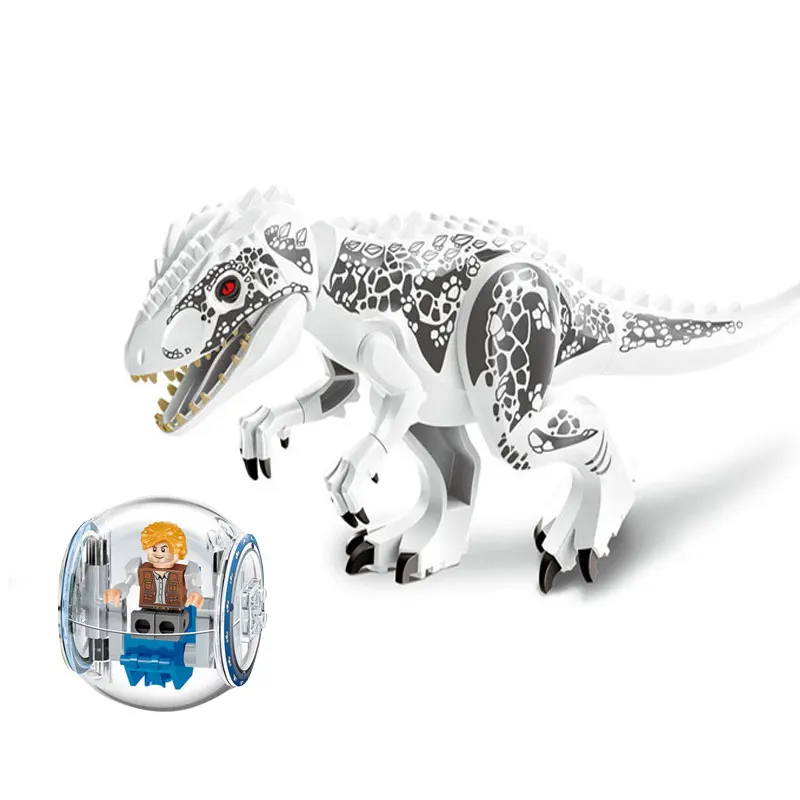 2018 Новинка Lele 79151 2 шт. мир Юрского периода indominius Rex T. строительные блоки игрушки