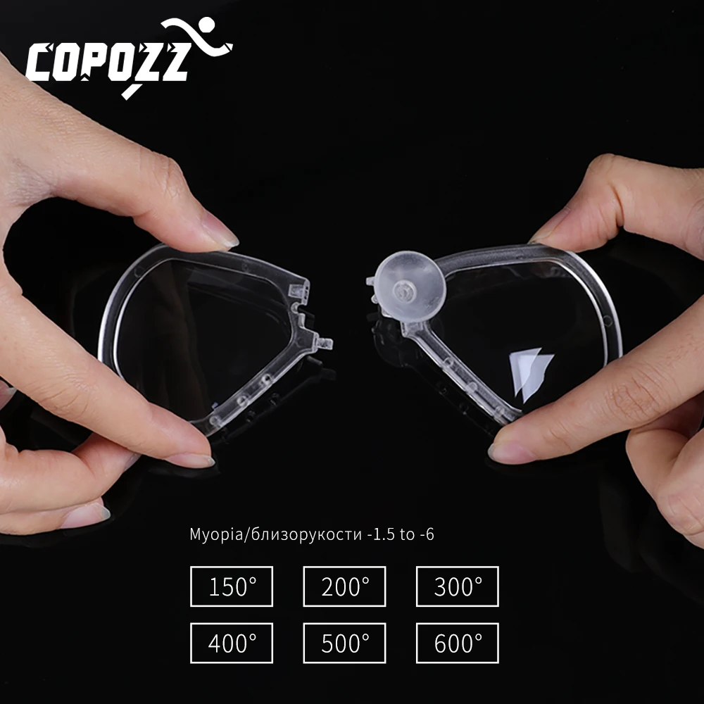 Съемная маска для близорукости объектива Copozz модель 4910 4100 профессиональная Skuba