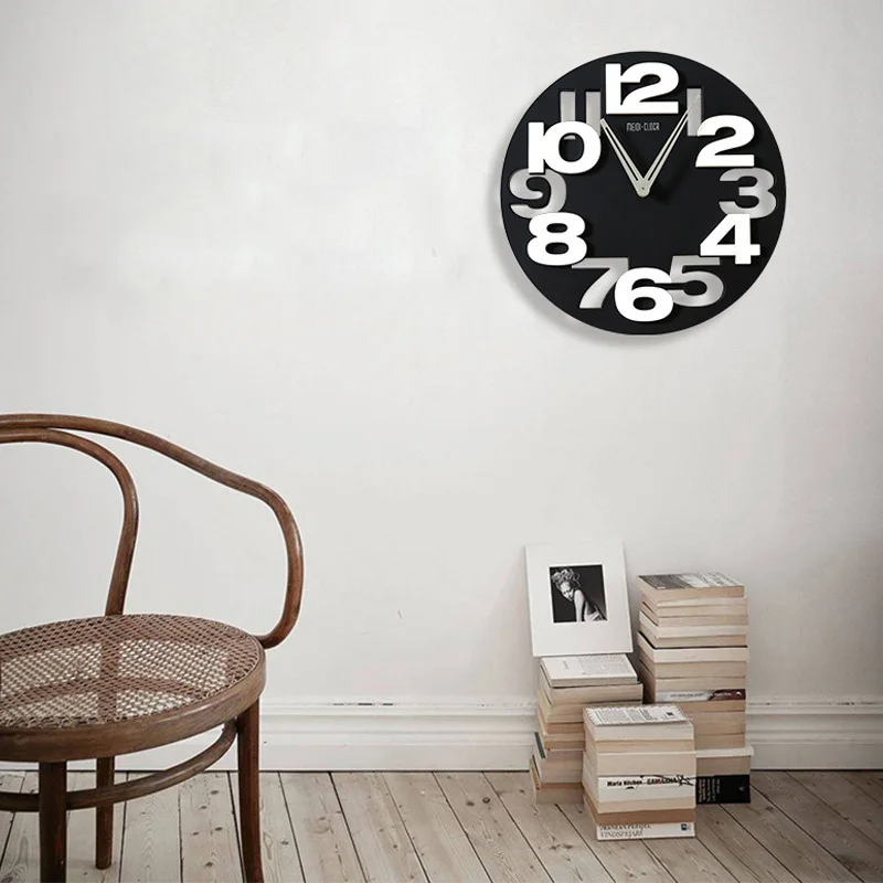 

Big Number 3D Wall Clock Digital Large Decorative Wall Clock Modern Design Silent Hanging On The Wall Kitchen Watch Home Decor