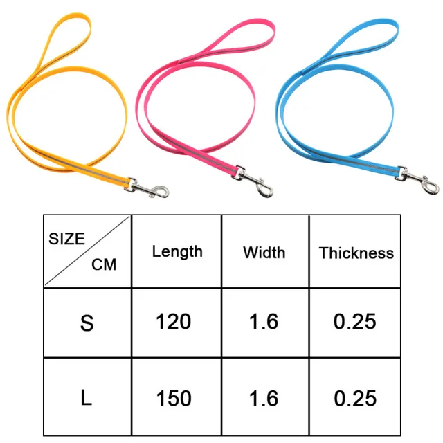 JanPet High tough dog leash rope PVC Material for Pet Reflective Lead Leashes Dogs Waterproof deodorant clean Pet supplies