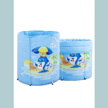 Детские надувные регулируемые кронштейны типа бассейн дома изоляции утолщение очень большая ванна бочонок двойной ПВХ материал