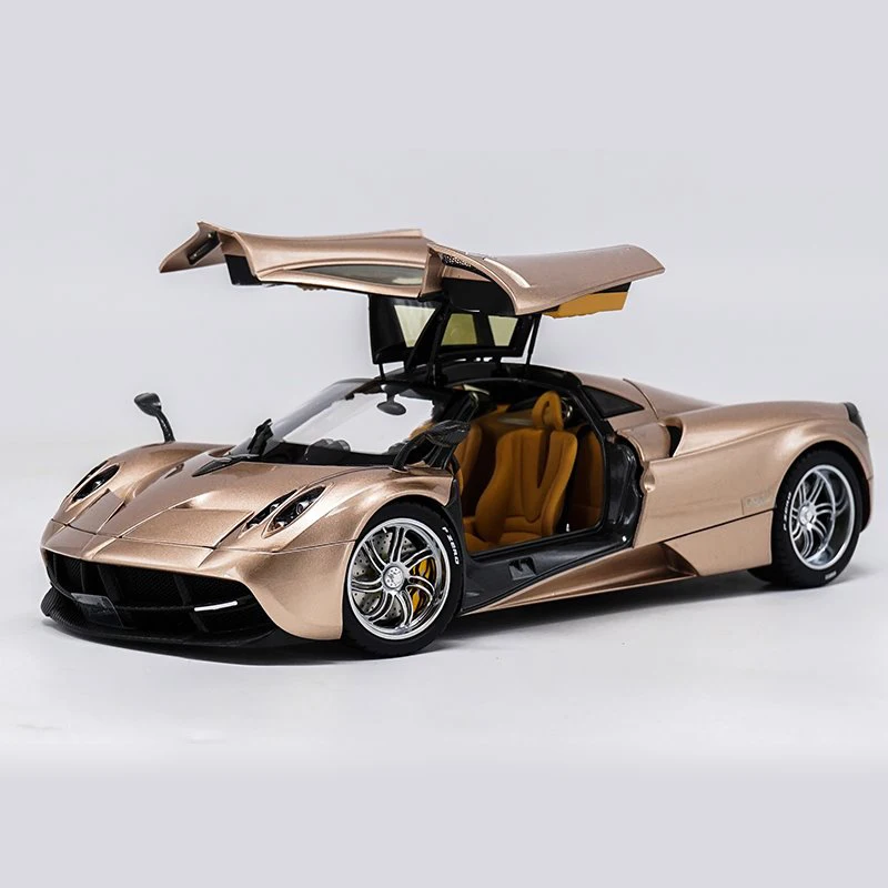 1:18 Huayra V12 сплав спортивный автомобиль GT Autos литой игрушечный автомобиль модель металлические транспортные средства Игрушка Подарочная коллекция для детей - Цвет: Золотой