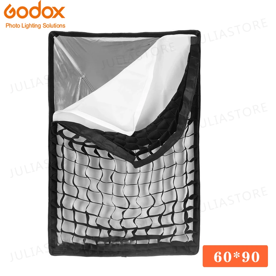 Godox 60x90 см 2" x 36" Портативный соты Softbox сетка для квадрокоптера с дистанционным управлением 60*90 см софтбокс в виде зонта(сеткой в форме сот только