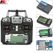 Original Flysky FS-i6X 10CH 2.4GHz AFHDS 2A RC Transmitter+FS-iA6B/FS-iA10B/FS-X6B/FS-A8S Receiver For Rc Airplane(Mode 2)