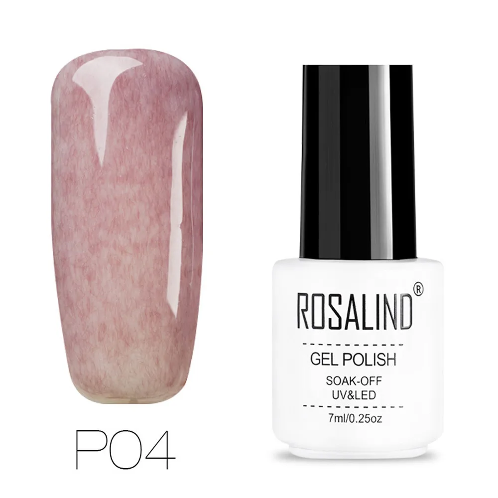 ROSALIND гель для ногтей УФ-Гель-лак бархатный хромированный пигмент для маникюра Замачивание ногтей от Prime White Гель-лак для ногтей модная для макияжа
