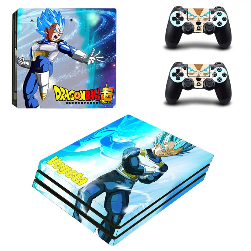 Dragon Ball Z кожи Стикеры виниловые обои для sony Playstation 4 Pro консоли и 2 джойстик/панель управления шкуры PS4 Pro Аксессуары