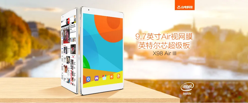 Новинка! Прибытие 9,7 дюймов Teclast X98 air iii четырехъядерный 9,7 дюймовый планшетный пк Z3735 2G LPDDR3 32G eMMC 2048X1536 HDMI