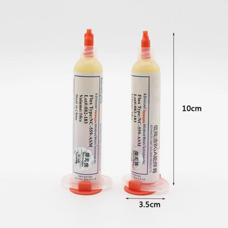 

CXG No-Clean Solder Paste Welding NC-559-ASM-UV BGA PCB Advanced Oil Flux Grease 10cc Welding Tool l1127