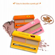 Двойной цвет водонепроницаемый стойкий макияж черный коричневый пудра для бровей крем карандаш Карандаш для подводки бровей инструменты для макияжа