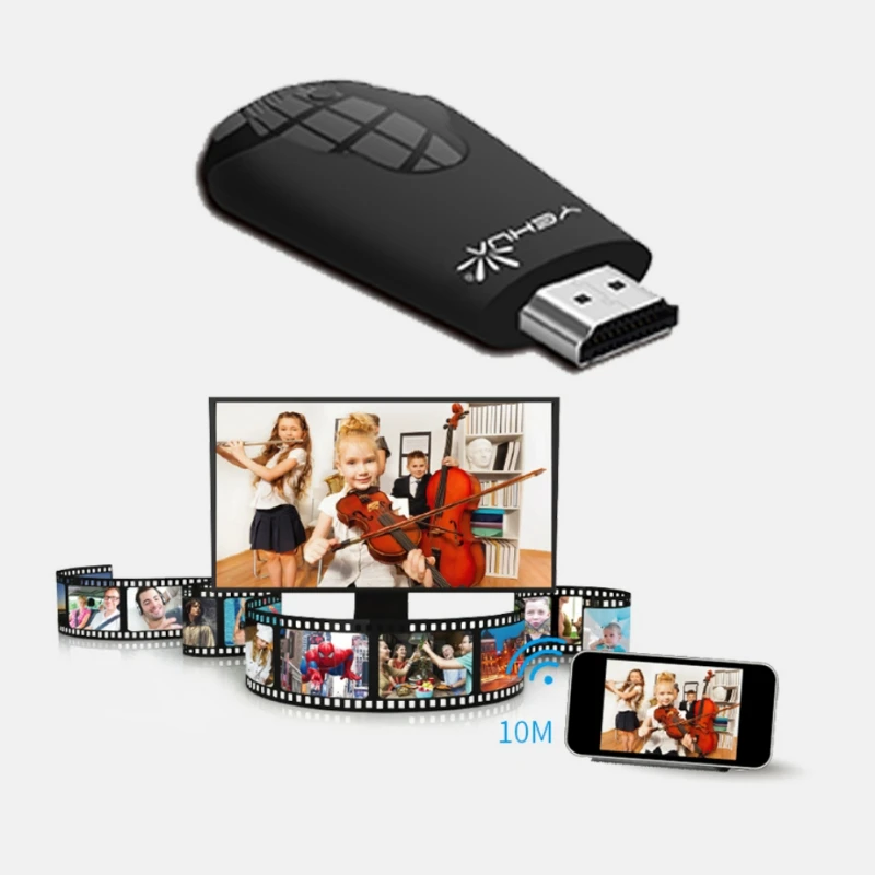 

Universal Wireless WiFi Display Dongle Receiver 1080P HD TV Stick Miracast Airplay DLNA Mirroring for Google Chromecast 2