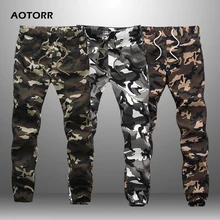 Мужские военные камуфляжные повседневные спортивные штаны, мужские уличные брюки, брюки-карго, Pantalones Hombre, новая мода, Прямая поставка