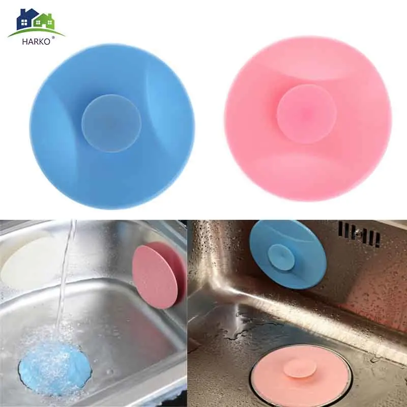 Hot Sale 1 PCS Drain Plug Circle Silicon Bathroom Leakage Proof Stopper