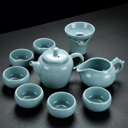 Японский стиль простой чайный набор кунг-фу GaiWan домашний офисный Чайник Китайский стиль крышка чаша чайная чашка комбинированные аксессуары - Цвет: 02 Style